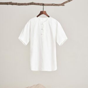 Zen Drift - Minimalist Cotton Shirt – Off-White