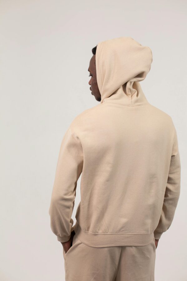 Desert Calm Hoodie Set – Minimalist Streetwear in Sand Beige